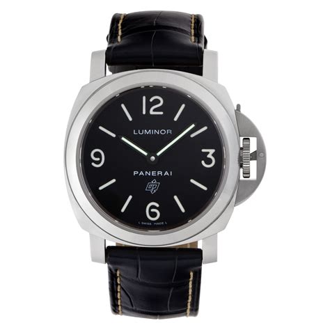 op6834 panerai|Preowned Panerai Luminor OP6834 Stainless Steel Black dial.